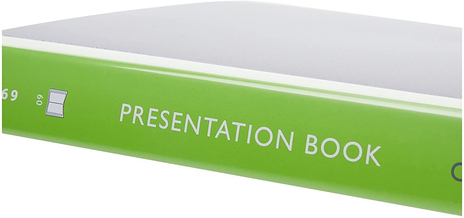 Q-Connect KF01269 60-Pocket Presentation Book - Black