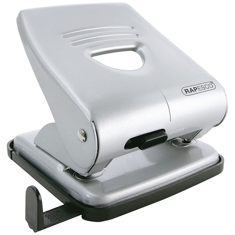 Rapesco 827 Hole Punch Silver