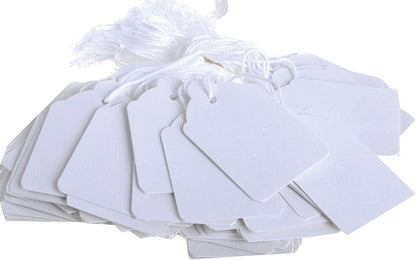 Q-Connect KF01619 Strung Ticket 41x25mm (Pack of 1000) - White