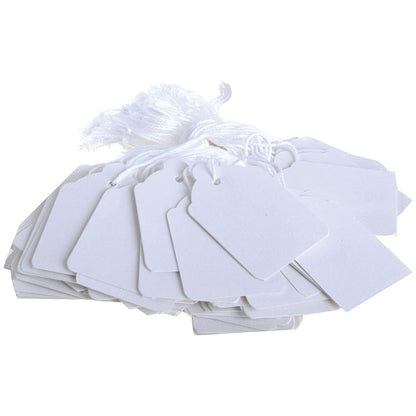 Q-Connect KF01619 Strung Ticket 41x25mm (Pack of 1000) - White