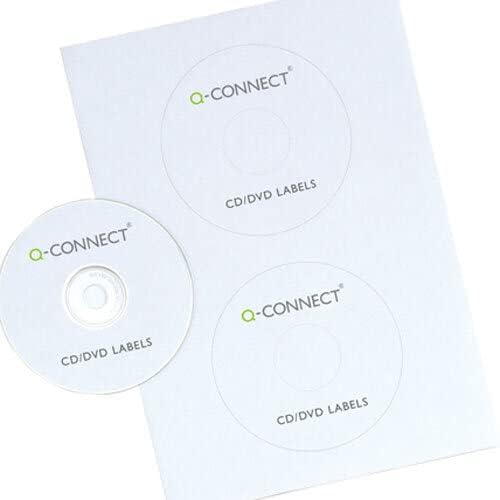 Q CONNECT FULL FACE CD LABELS PK50