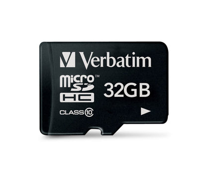 Verbatim 44013 32 GB Class 10 MicroSDHC Memory Card 32GB