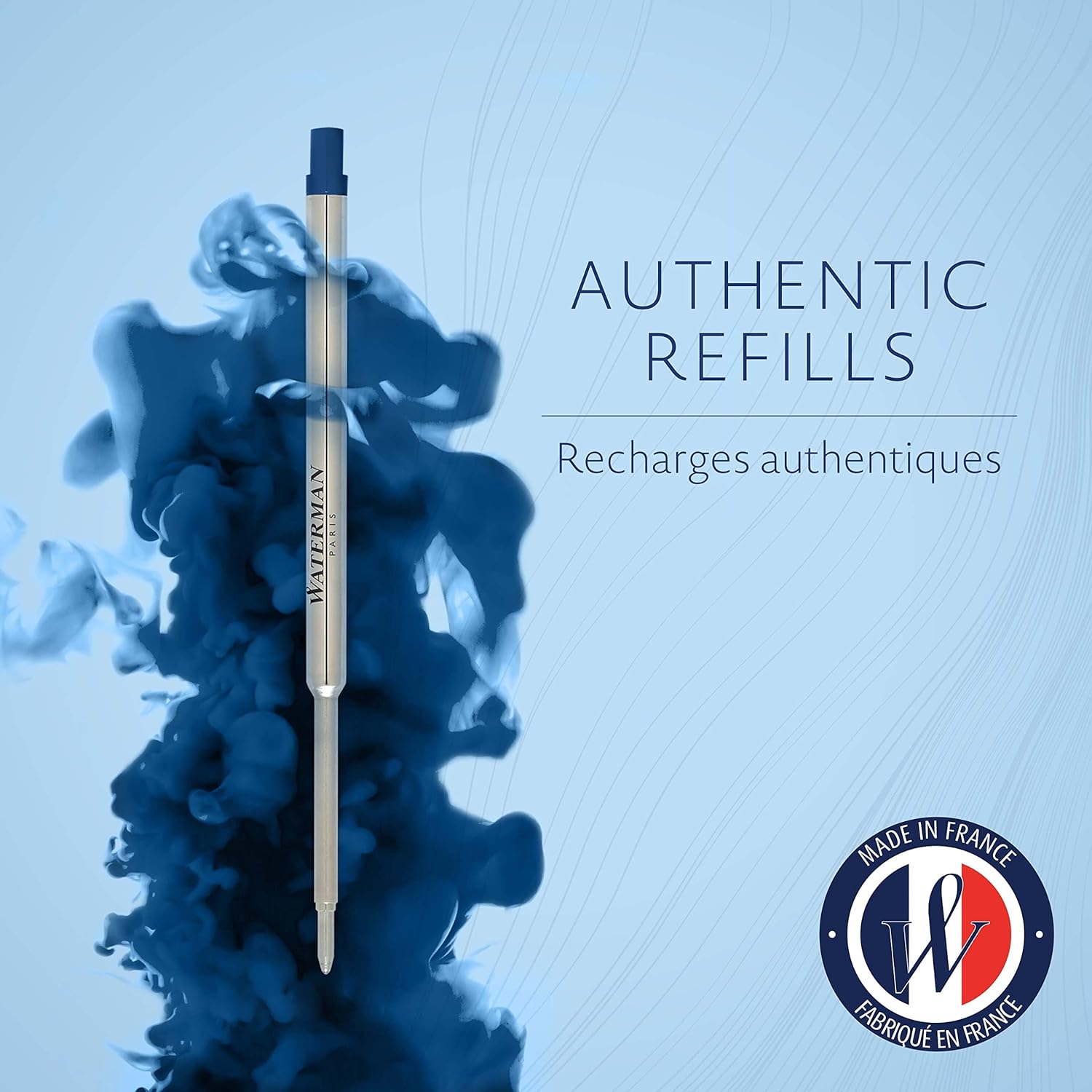 Parker Jotter Ballpoint Pen Waterloo Blue Medium Point Blue Ink