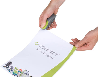 Q-Connect Premium Half Strip Stapler - Green