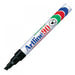 Rotulador Artline marcador permanente ek 90 color negro punta biselada 5 mm papel metal y cristal (12 unidades
