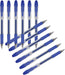 Q-Connect Quick Dry Gel Pen Medium Blue (Pack of 12