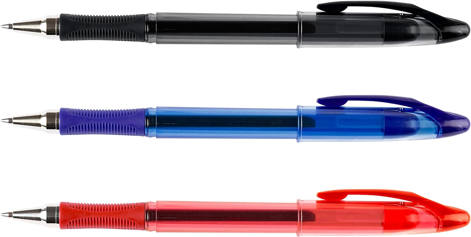 Q-Connect Quick Dry Gel Pen KF00680 - Red, Pack of 12