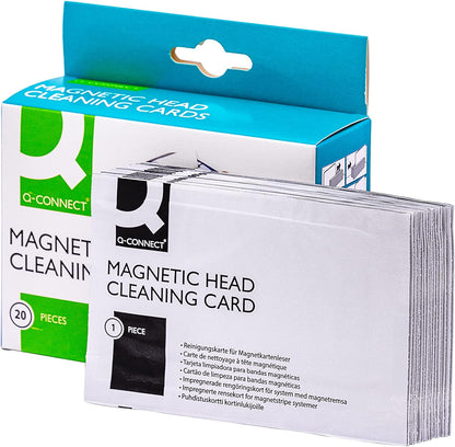Q-CONNECT Cleaning Card for Card Reader (Pack of 20