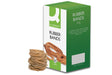 Q-Connect Rubber Bands No.65 101.6 x 6.3mm 500g KF10550, peach