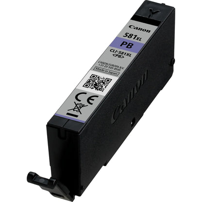 Canon CLI-581XL PB, Cartucho de Tinta Original Azul, Cartucho de Tinta Independiente, Compatible con Impresoras de Inyección de Tinta PIXMA