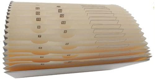 Q-Connect Expanding File Foolscap 31 Pocket Manilla KF04090