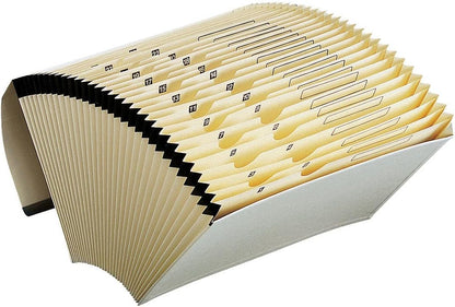 Q-Connect Expanding File Foolscap 31 Pocket Manilla KF04090