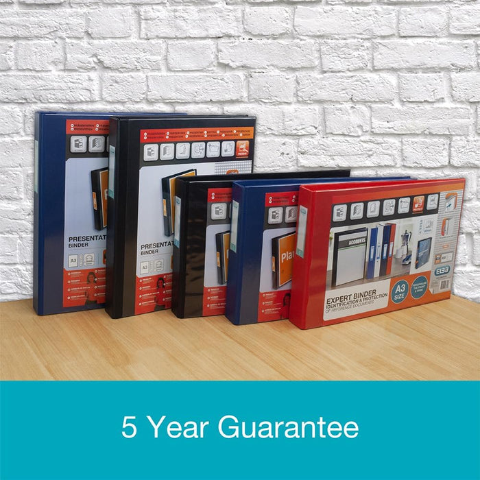 Elba Vision A3 30 mm Capacity Portrait Ring Binder