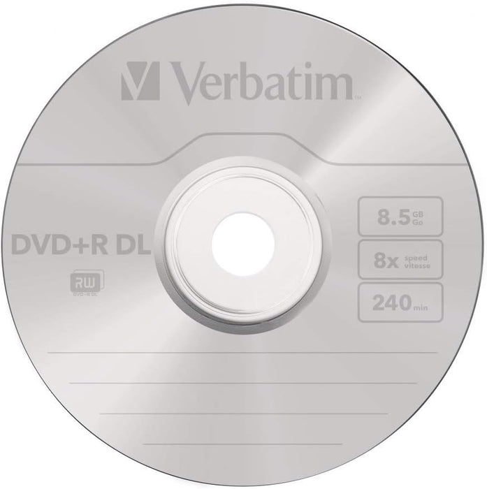 Verbatim 43666 8.5GB 8x Double Layer DVD+R Matt Silver