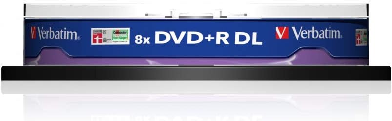 Verbatim 43666 8.5GB 8x Double Layer DVD+R Matt Silver