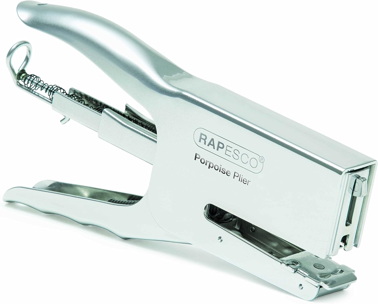 Rapesco R81000A3 Porpoise Staple Plier, 45 Sheet Capacity, Chrome