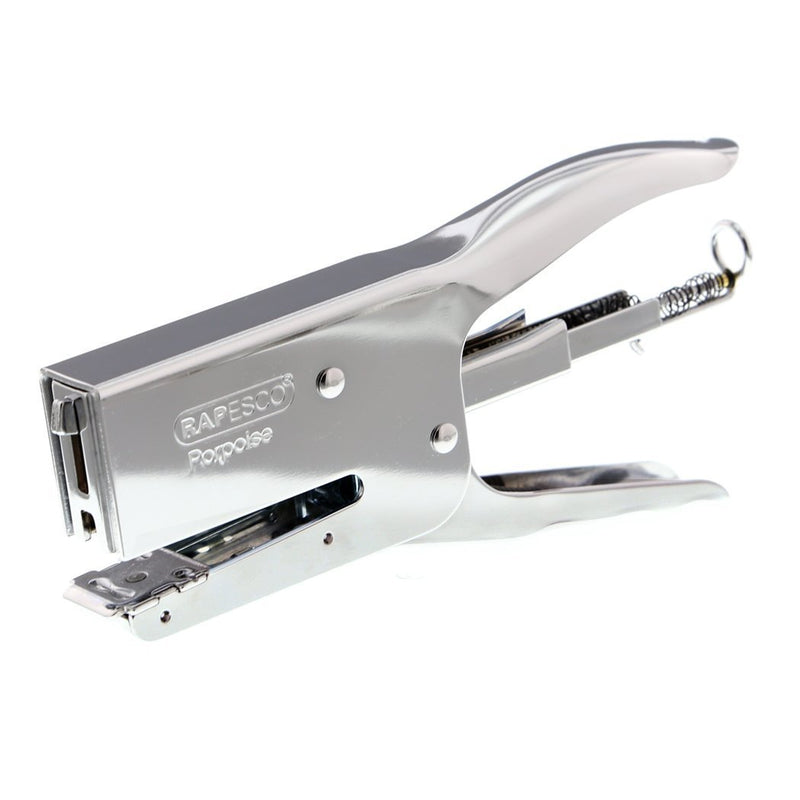 Rapesco R81000A3 Porpoise Staple Plier, 45 Sheet Capacity, Chrome