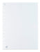 OXFORD, Punched Pockets A4, Glass Clear, 100 Poly Pockets