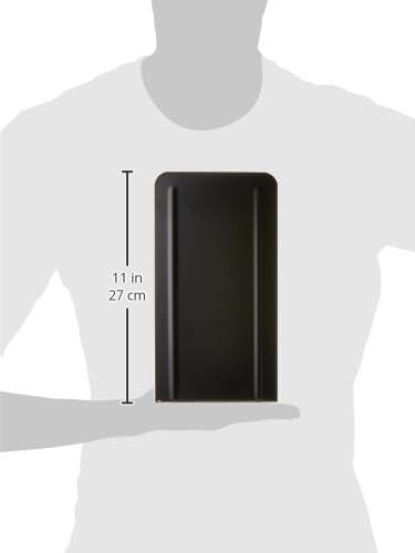 Hangzhou Topline 215 mm Giant Metal Bookends - Black (Pack of 2