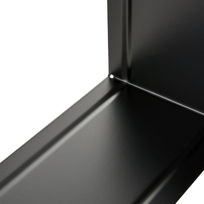 Hangzhou Topline 215 mm Giant Metal Bookends - Black (Pack of 2