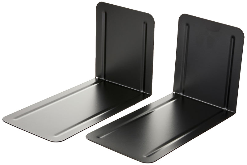 Hangzhou Topline 215 mm Giant Metal Bookends - Black (Pack of 2