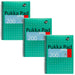 Pukka Pad Metallic Cover Wirebound Jotta Notebook B5 (Pack of 3
