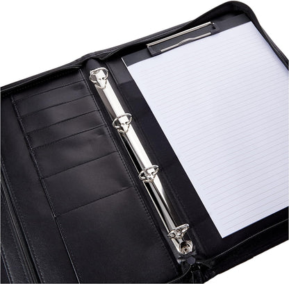 Monolith Conference Folder With Pad Clip A4 Black