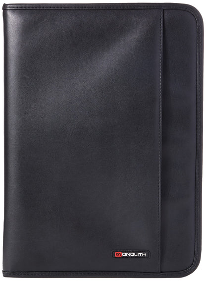 Monolith Conference Folder With Pad Clip A4 Black