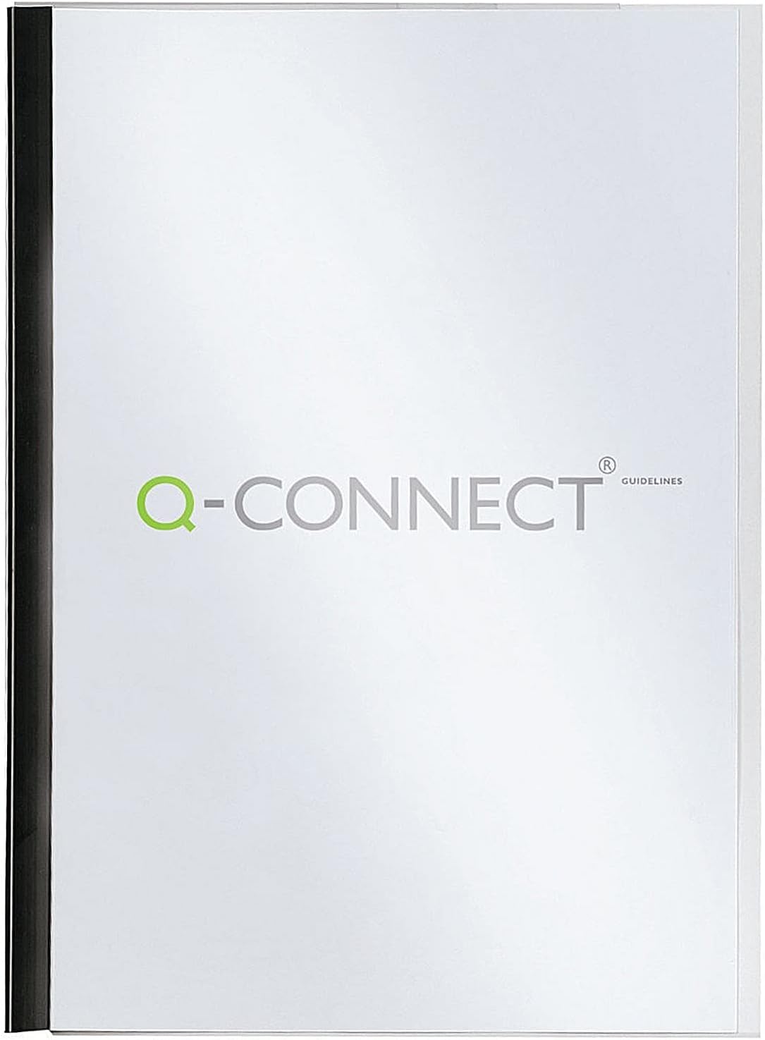 Q-Connect Black A4 5mm Slide Binder and Cover Set (Pack of 20) KF01926