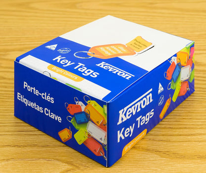 Kevron Plastic Clicktag Key Tag Blue (Pack of 100) ID5BLU100