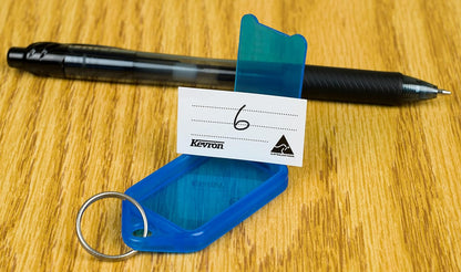 Kevron Plastic Clicktag Key Tag Blue (Pack of 100) ID5BLU100
