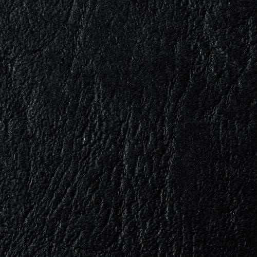 Q-Connect A4 Binding Comb Covers Leathergrain - Black (Pack of 100