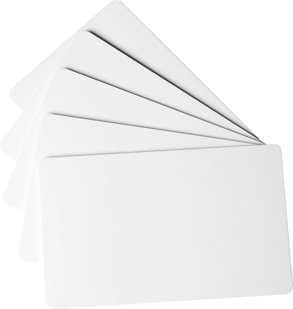 Durable Plastikkarten Duracard Standard, bedruckbare Ausweiskarten, 100 Stück, weiß, 891502