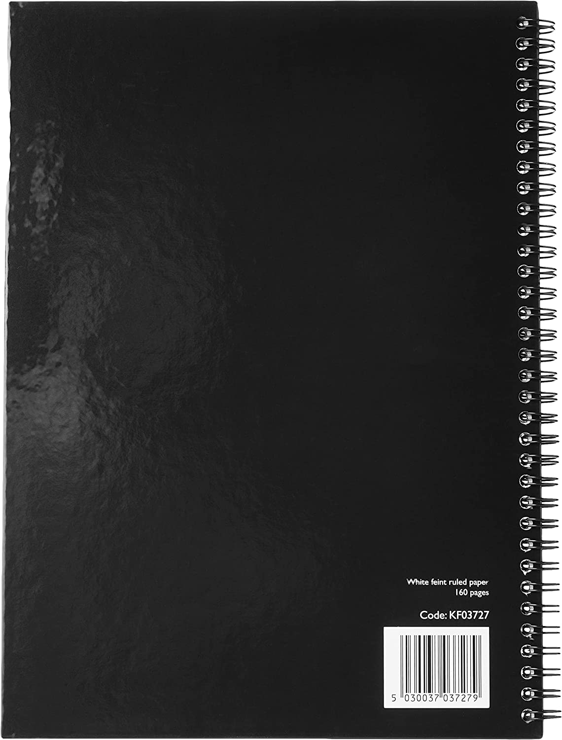 Q-Connect Hardback Wirebound Book, A4, Black, Pack of 3