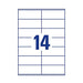 Avery Ijet Addr Lbl 99.1X38.1 P100J8163