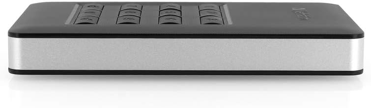 Verbatim 53401 1 TB Store 'n' Go Secure Portable HDD with Keypad Access - Black