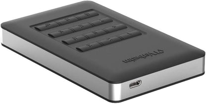 Verbatim 53401 1 TB Store 'n' Go Secure Portable HDD with Keypad Access - Black