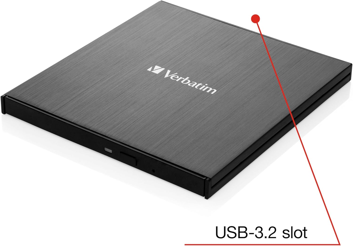 Verbatim 43890 External Slimline Mobile USB 3.2 Blu-ray Writer