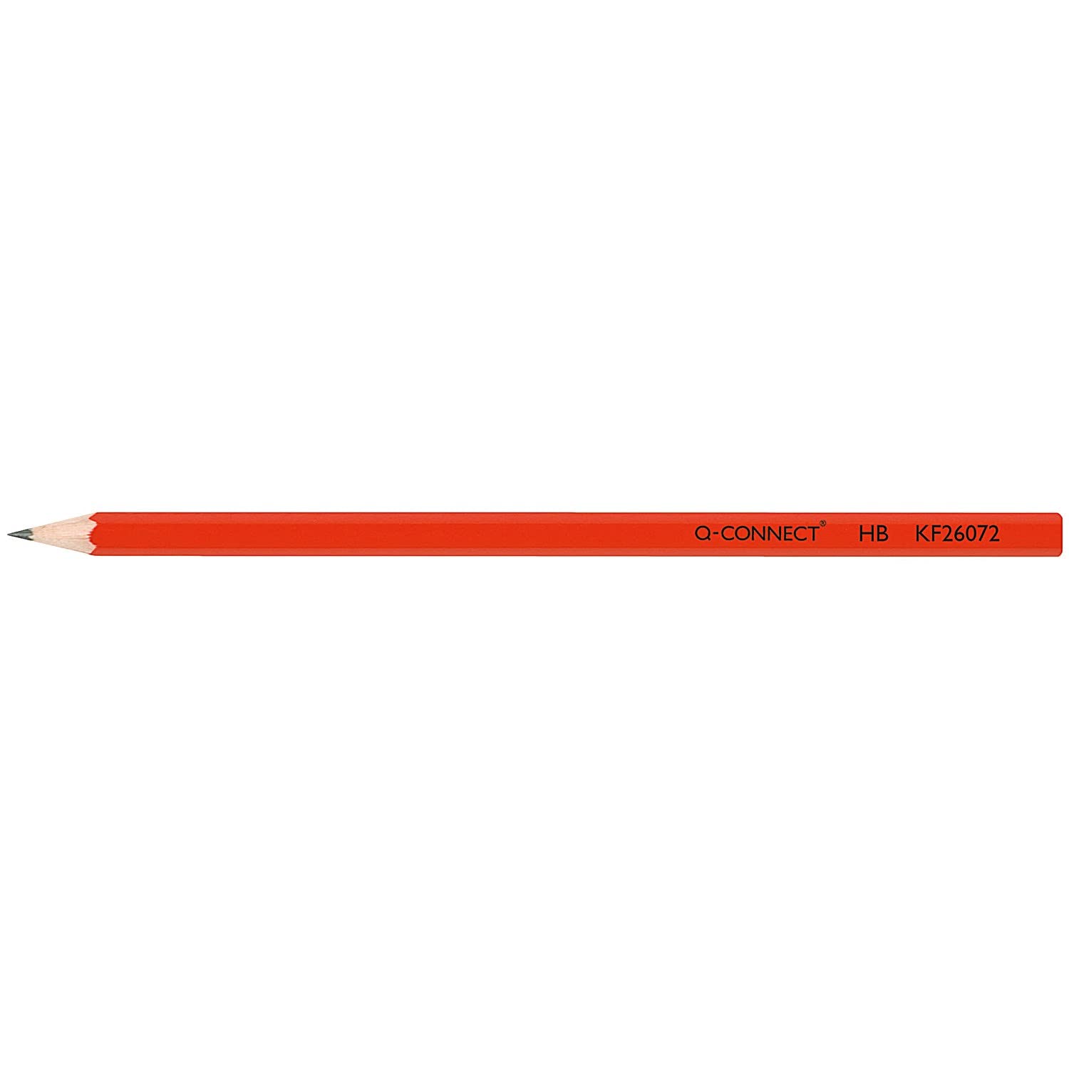 Q-Connect KF26072 HB 12pc (S) Graphite Pencil – Graphite Pencils (HB, Yellow, Hexagonal, Office, School, 12 pc (S