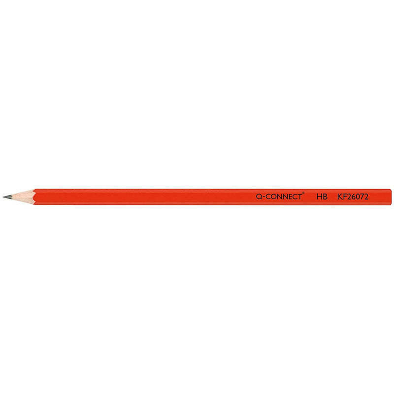 Q-Connect KF26072 HB 12pc (S) Graphite Pencil – Graphite Pencils (HB, Yellow, Hexagonal, Office, School, 12 pc (S