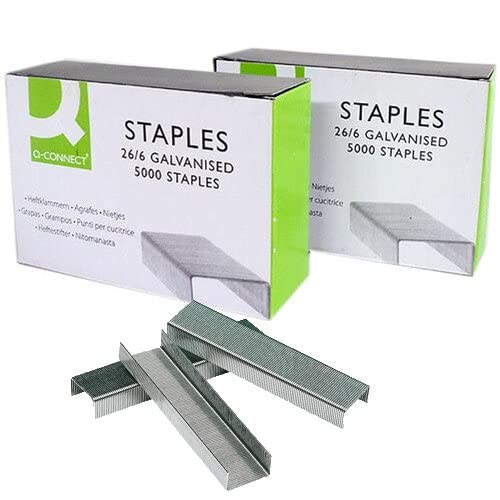 Q-Connect Staples 26/6mm (Pack of 5000) KF27001