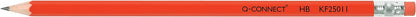 Q-Connect HB Rubber Tipped Office Pencil (12 Pack