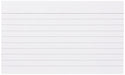 Q-Connect Record Card 127x76mm Ruled Feint White (100 Pack