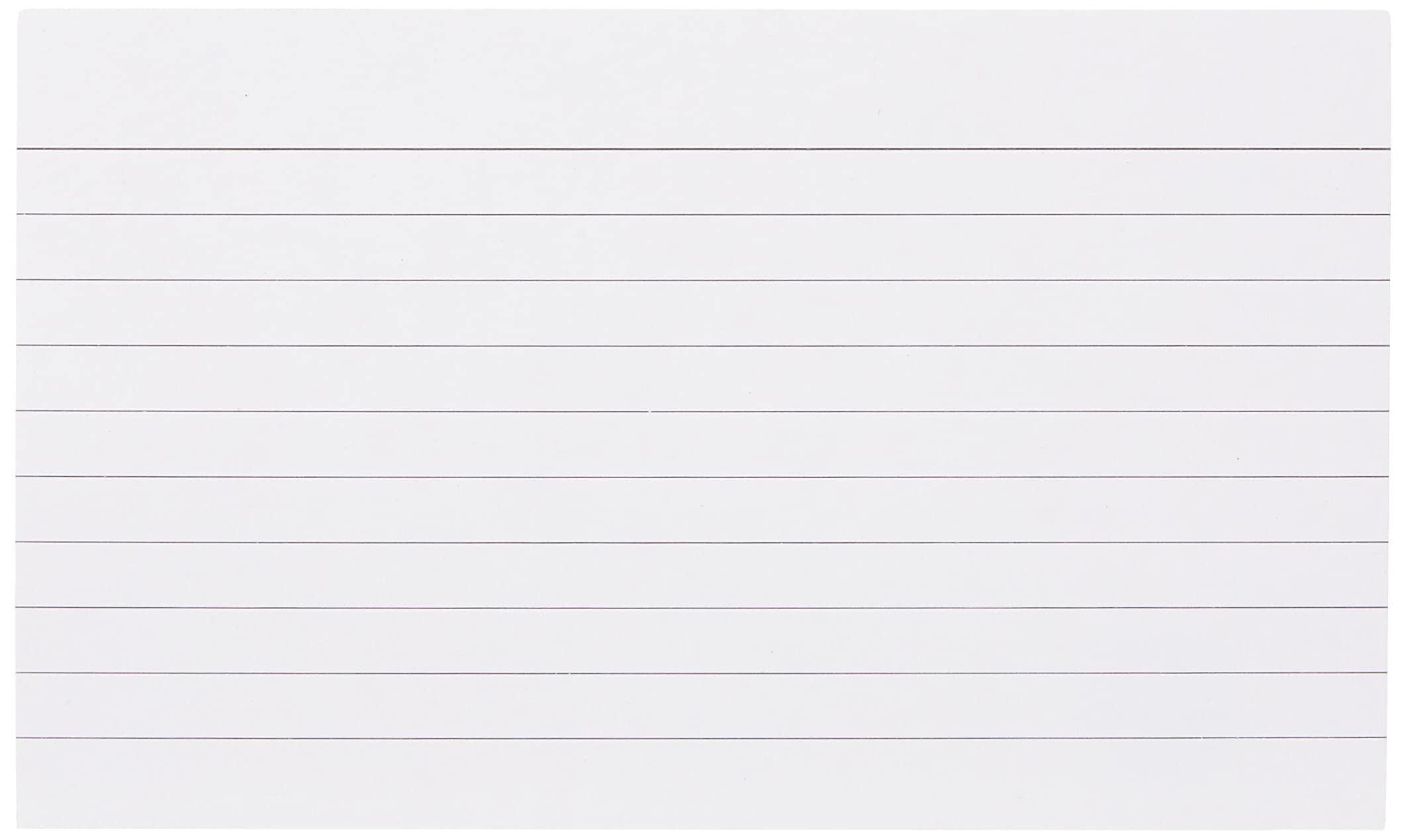 Q-Connect Record Card 127x76mm Ruled Feint White (100 Pack