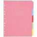 Q-Connect 5-Part Extra Wide Subject Divider A4 KF7698
