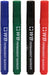 Whitebox Wx26088a Permanent Marker with Bullet Tip, Multicoloured, Assorted (Pack of 4