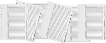 Q-Connect 1-31 Index Multi-punched Polypropylene White A4