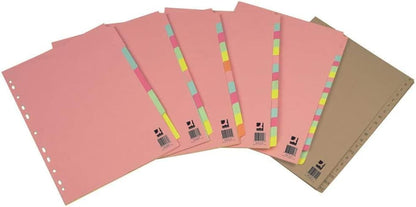 Q-Connect 12-Part Extra Wide Subject Divider A4 KF76983
