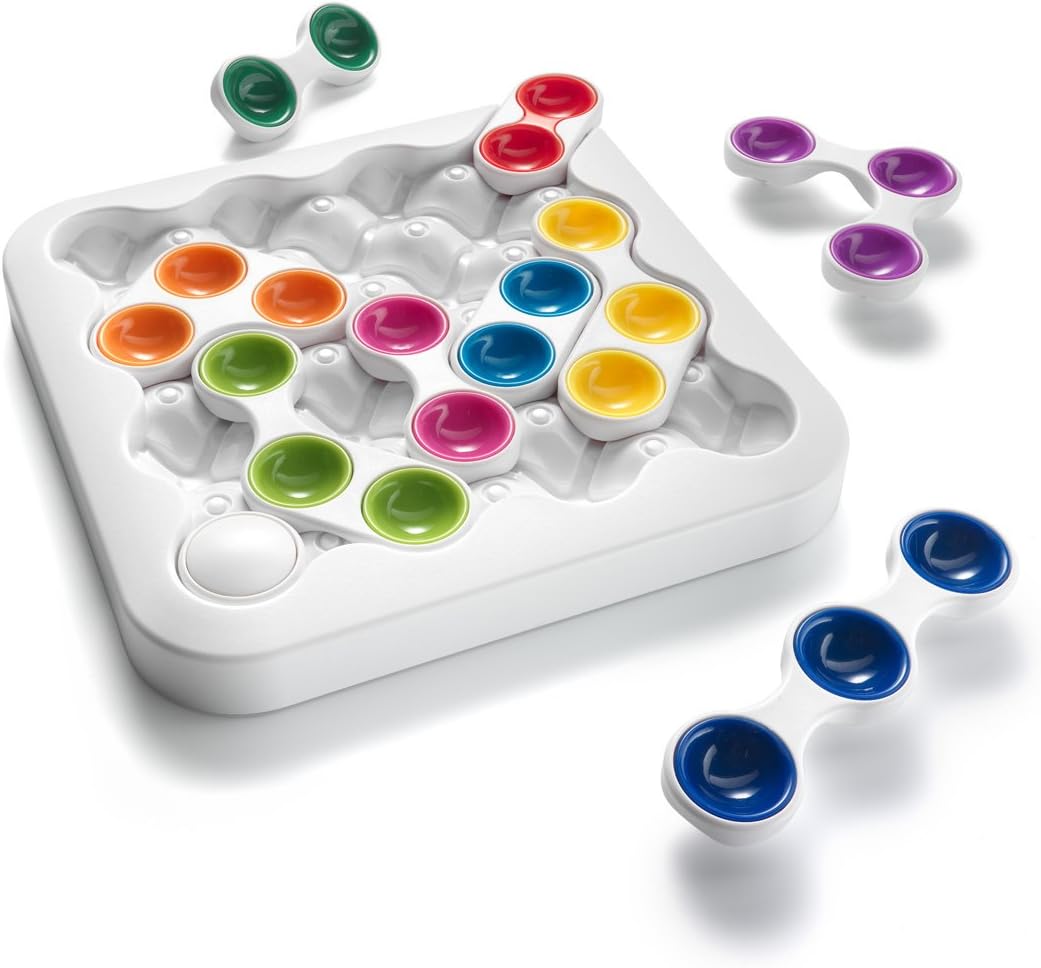 Smart Games - Anti-Virus, Puzzle Game with 60 Challenges, 7+ Years, Whie, Multicoloured