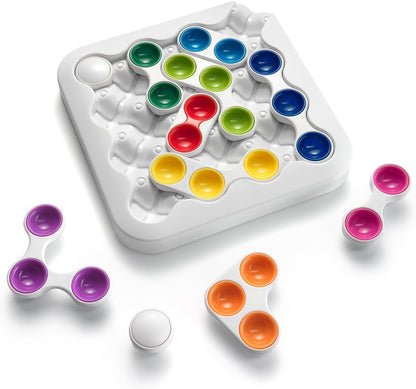 Smart Games - Anti-Virus, Puzzle Game with 60 Challenges, 7+ Years, Whie, Multicoloured